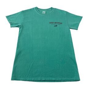 Rocky Mountain National Park Green/Blue T-Shirt, Size Small, Estes Park Colorado